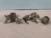 30 New Miniature Pewter Figures - Frogs & Horses & Owls - 4