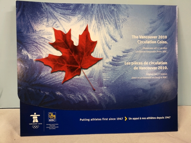 The Vancouver 2010 Olympic Coin Set - RBC