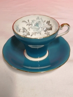 Vintage Aynsley Teacup & Saucer - Corset Shape