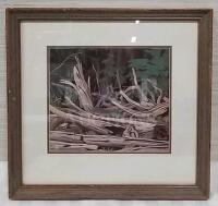 Framed A J CASSON DRIFT WOOD print