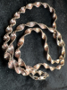 925 Sterling Silver Twisted Herringbone Chain Italy - 4