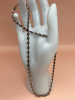 925 Sterling Silver Twisted Herringbone Chain Italy - 5
