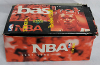 1997 - 1998 Upper Deck NBA Basketball Sticker Packs in Box , 100 Sealed Packs