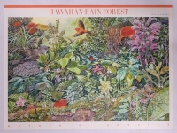 2009 US Postal ' Nature of America : Hawaii Forest , 12th ' 44 Cent Postage Stamp Panel