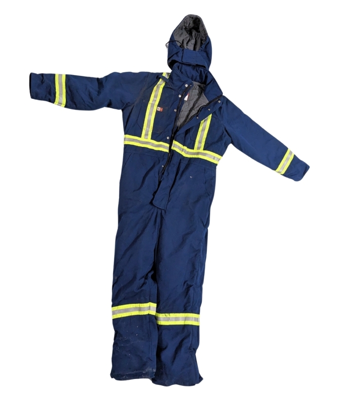 BIG BILL Husky Size Large Tall Fire Resistant Padded Suit with Hood