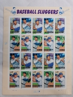 2006 US Postal ' Baseball Sluggers ' 39 Cent Postage Stamp Panel , 20 Stamps