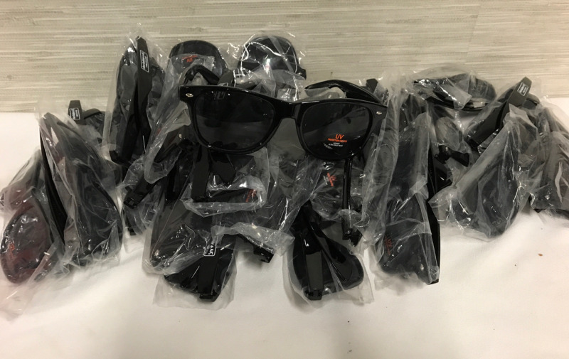 29 Prs of Sun Glasses with Big Dark Frames