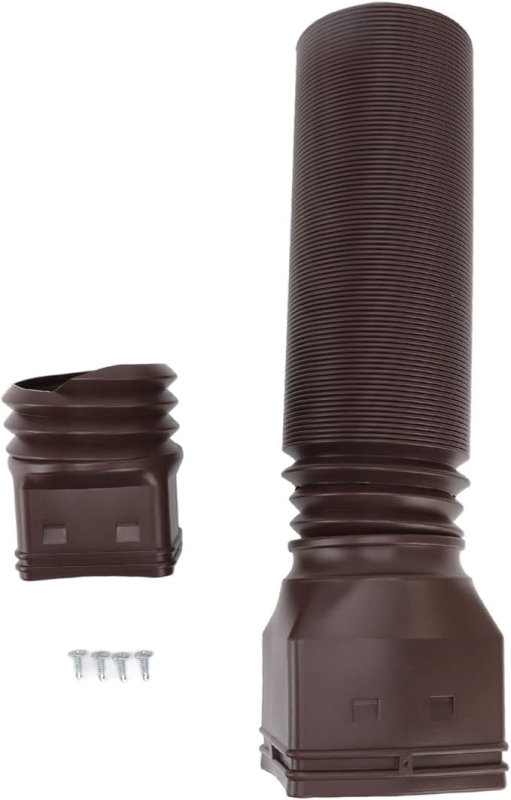 AIRSHI Rain Downspout Extender , extendable from 20 - 59” , brown