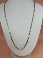 925 Sterling Silver Double Braided Chain