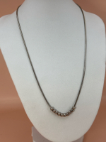 925 Sterling Silver Italy Snake Chain Sterling Beads