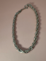 Sterling Rope Chain Bracelet by Avon