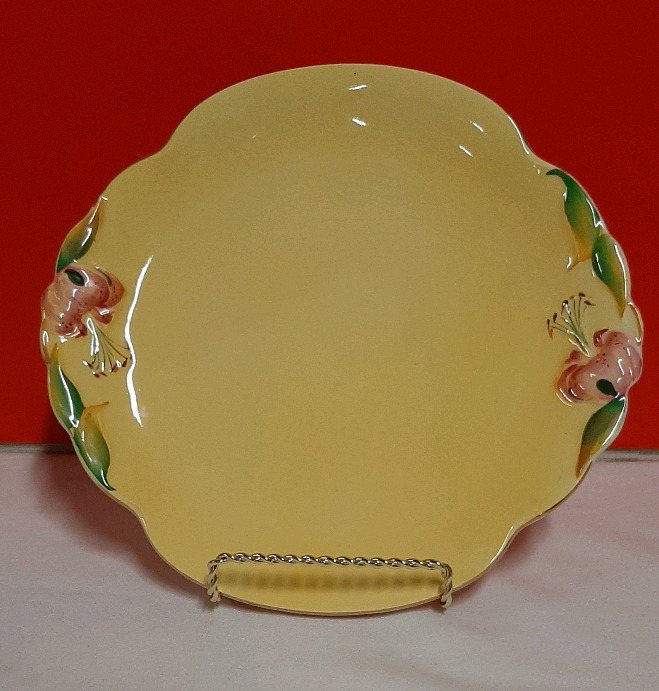 Vintage Royal Winton Grimwades Tiger Lily Cake Plate