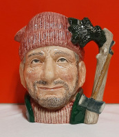 Vintage Royal Doulton Lumberjack Character Jug 7.5"