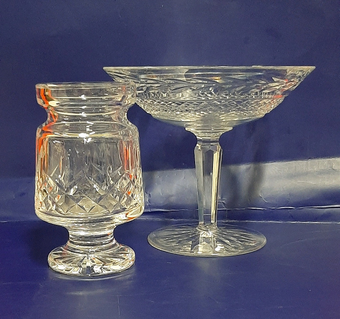 Vintage Waterford Crystal Compote and Jam Pot.