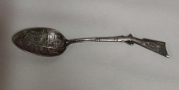 Vintage Figural Rifle Handle for the 1894 Encampment