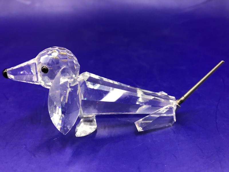 Swarovski Crystal Dashhound 3 inches long