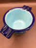 Longwy made in France Tube Lined Ashtray Art Deco c1920&rsquo;s 3 inches tall - 2
