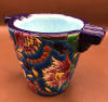Longwy made in France Tube Lined Ashtray Art Deco c1920&rsquo;s 3 inches tall - 4
