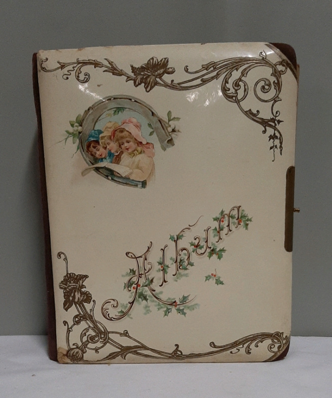Antique Photo Album Circa Late 1800s 32 Photos