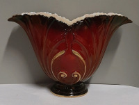 Vintage Carlton Ware Rouge Royale Shell Vase 5.5"