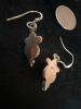 925 Sterling Silver Carnelian Dangle Earrings - 4