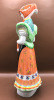 Hollohaza Hungary Figurine of a Woman in Traditional Dress 11.5 inches tall - 2