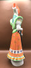 Hollohaza Hungary Figurine of a Woman in Traditional Dress 11.5 inches tall - 3