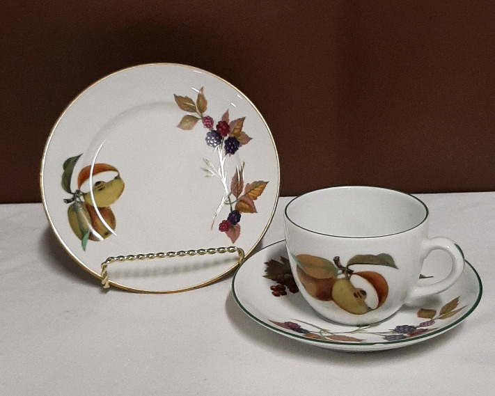 Vintage Evesham Vale Cup and Saucer Evesham Bread and Butter Plate