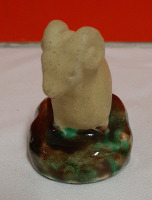 Vintage Pottery Goat Made in Iceland 3" high