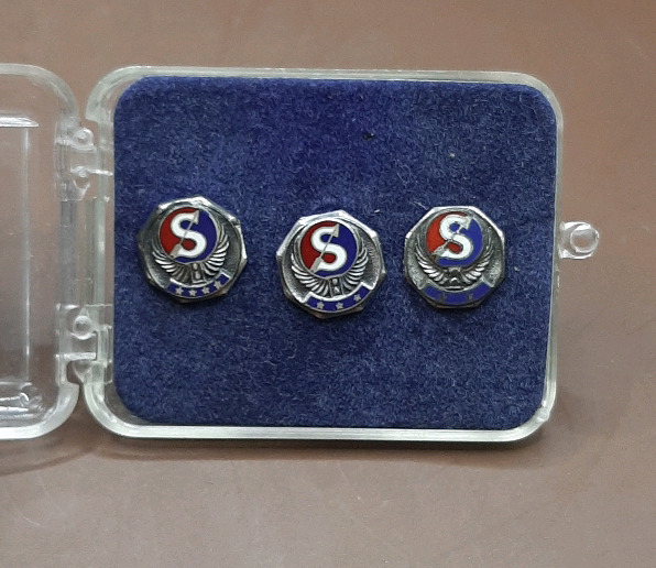 Vintage Swift Meat Packers Sterling Silver Service Pins for 2 3 and 4 Years