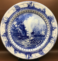 Royal Doulton England Battle of the Nile Plate 10 inch wide