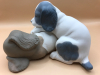 NAO by Lladro Matte Glaze Wake Up Spaniels Figurine 4 inch tall - 2