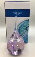 Caithness Glass Violet Ringstand Hand Crafted in Scotland 5 inches tall