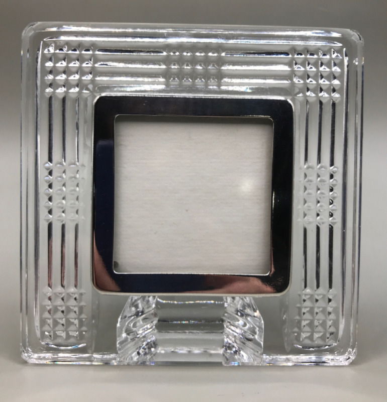 Waterford Crystal Square Picture Frame 4.5 x 4.5 inches
