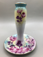 Limoges China France Hat Pin Holder 6 inches tall