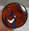 Antique Bohemian Spatter Glass Vase Vase Circa 1910 8.25" - 3
