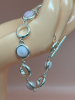 925 Sterling Silver & Pink Shell Toggle Bracelet - 5