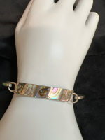925 Sterling Silver Abalone Bracelet