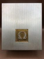 Vintage OMEGA Aluminum Watch Case 4 x 3.5 x 2 inch