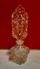 Antique Glass Scent Bottle 7.25" - 2