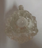 Antique Glass Scent Bottle 7.25" - 4