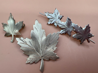 Sterling Mapleleaf Brooches & Pin Forstner +