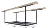 New - FLEXIMOUNTS 3"x6" Overhead Garage Storage Adjustable Ceiling Storage Rack - 3