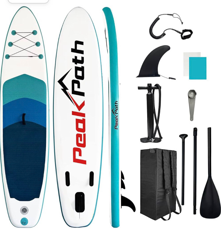 New PeakPath Inflatable Stand Up Paddle Board