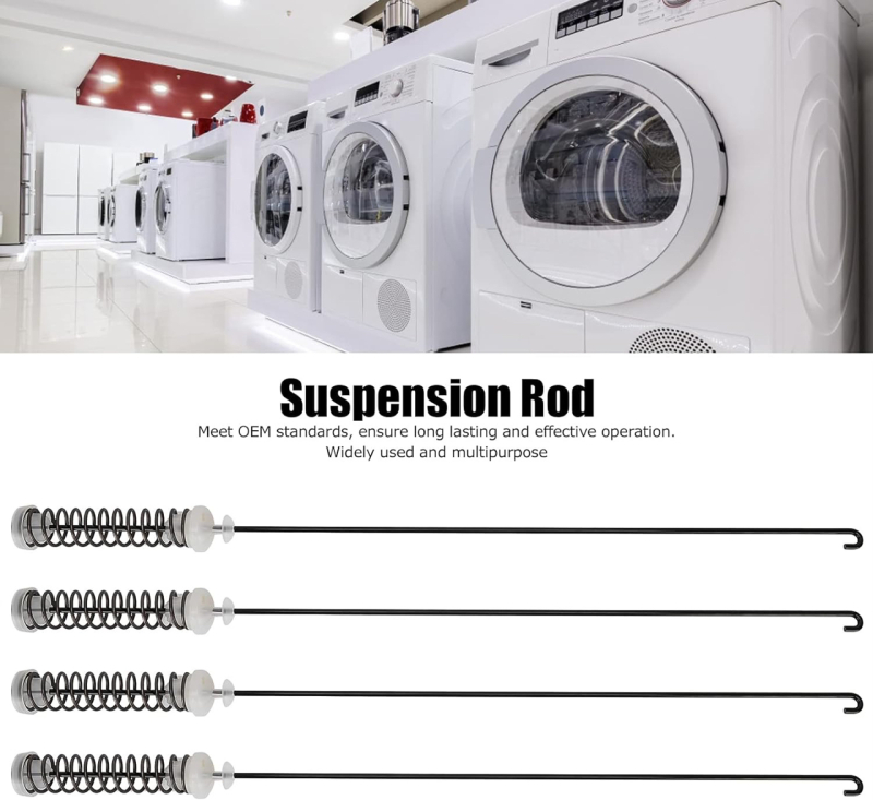 4 Suspension Rod Springs for Household Washing Machine Parts