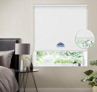 Grandekor Cordless Roller Shades 100% Blackout Roller Window Shades 27&rdquo; W x 72&rdquo;H , White