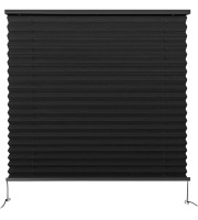 Dulepax RV Pleated Shades for Window , 26" W x 24" L , Black