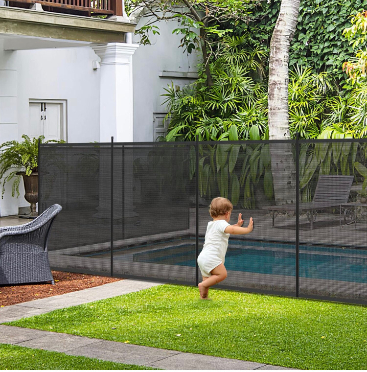 Elevens Pool Fence 4 x 12-Feet Swimming Pool Fences for In Ground Pools