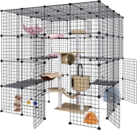 Eiiel Large Cat Cage Playpen. Ideal for 1-4 Cats. Size unknown.