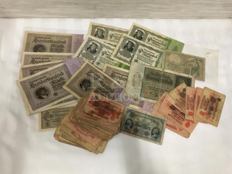 Lot of 90+ German Banknotes Early 1900s